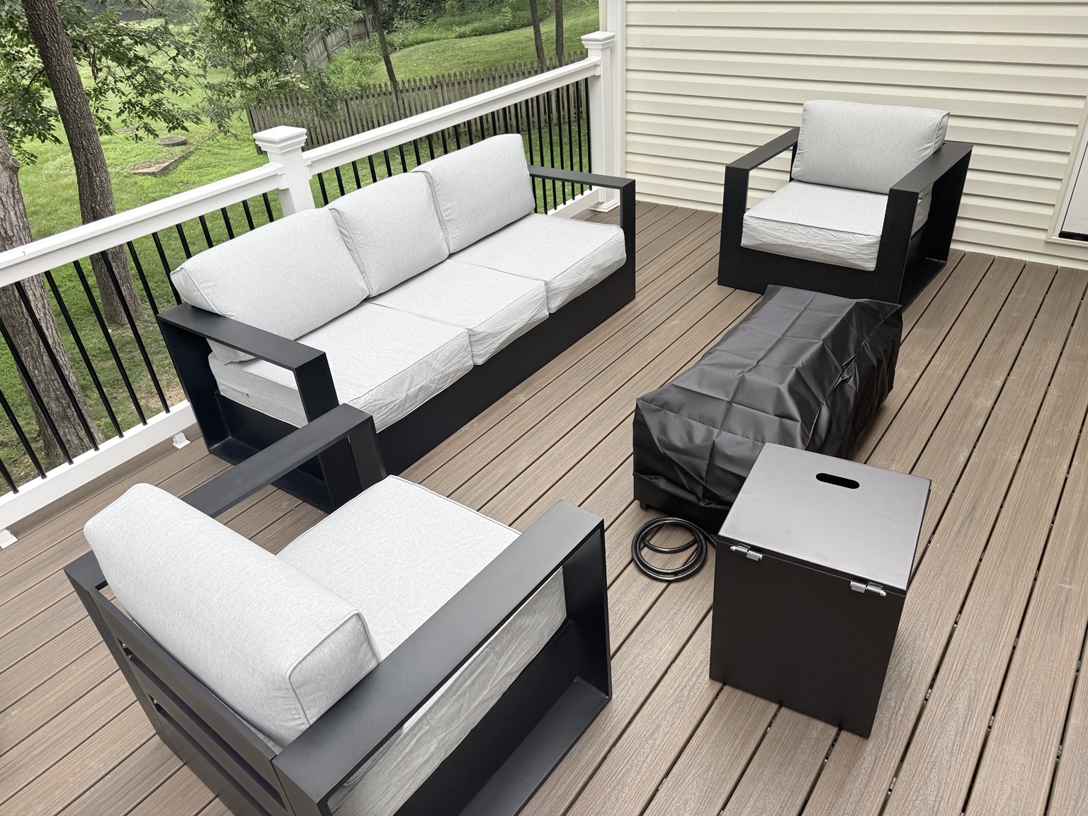 Assembled outdoor furniture